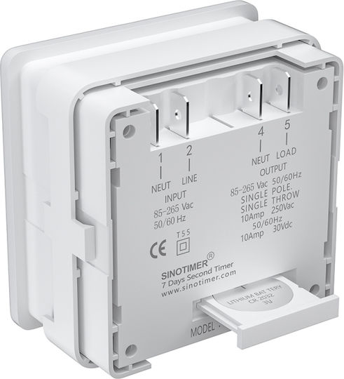 Digital Relay 15-minute Timer Sinotimer 50/60hz Customized Voltage 5 12 24vdc Tm629akl