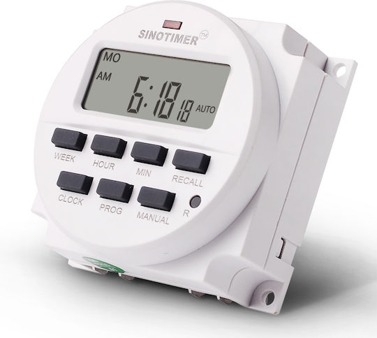 Digital Elektrischer Automatischer Timer Schalter Sinotimer Programmierbar 230v 16a Tm618sh-2