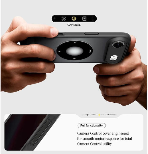 Spigen Ultra Hybrid Magfit Back Cover Σιλικόνης Μαύρο (iPhone Air)