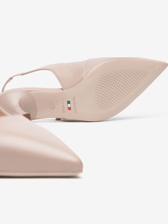 Leder Pumps Rosa