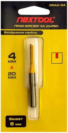 Freza De 4 Mm Dreaptă Nextool Drax-04