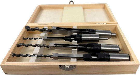 Set Burghie Găuri Pătrate 5 Bucăți Gebo Tools