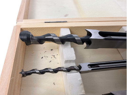 Set Burghie Găuri Pătrate 5 Bucăți Gebo Tools