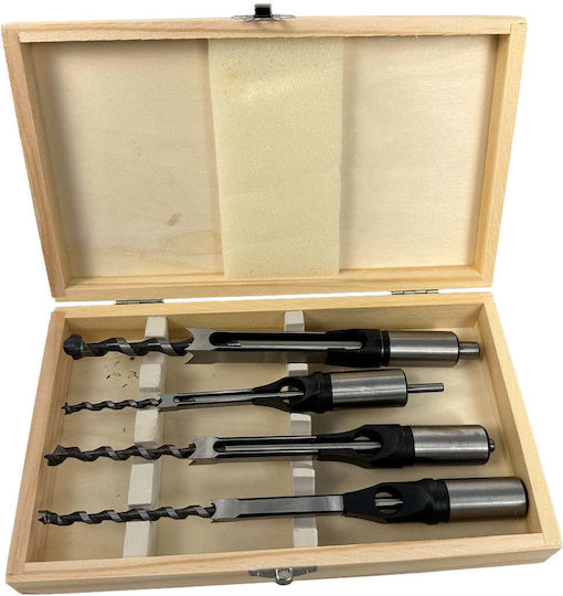Set Burghie Găuri Pătrate 5 Bucăți Gebo Tools