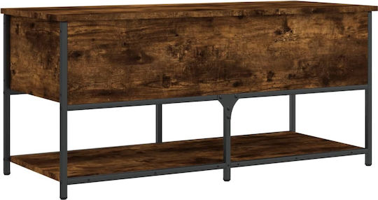 Eingangsmöbel mit Schuhschrank & Bank Smoked Oak 100x42.5x47cm Eingangsmöbel mit Schuhschrank & Bank Smoked Oak 100x42.5x47cm