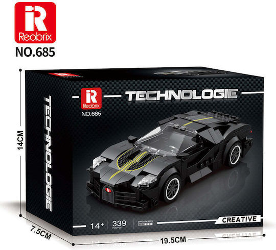 Reobrix Конструктори La Voiture Noire за 14+ Години 339 Бройки