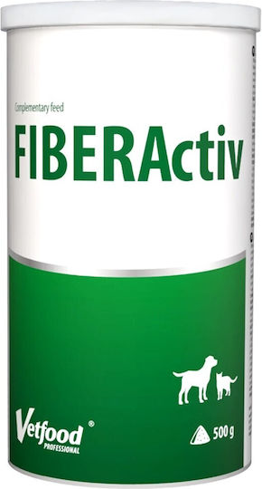 Vetfood FiberActiv Multivitamine für Hunde und Katzen in Pulver 500gr für Magen-Darm-Erkrankungen