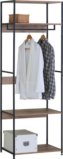 Eingangsmöbel mit Schuhschrank & Schrank Black 59.5x39.7x174.6cm Eingangsmöbel mit Schuhschrank & Schrank Black 59.5x39.7x174.6cm