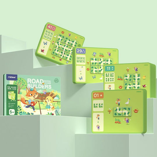 MiDeer Road Builders Animal Island Образователна Игра Образователни за 5+ години Години