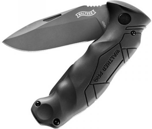 Walther Pro Survival Folder Pocket Knife Survival Black