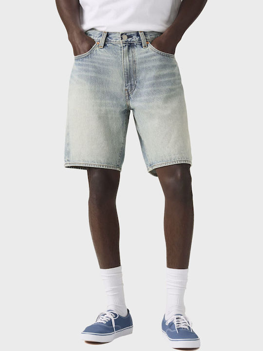Men's Denim Shorts Light Aged Denim
