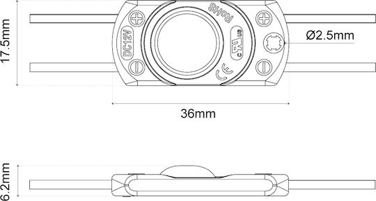 LED Модул 12V 0.24W Топло Бяло 1 Брой 92010901-016