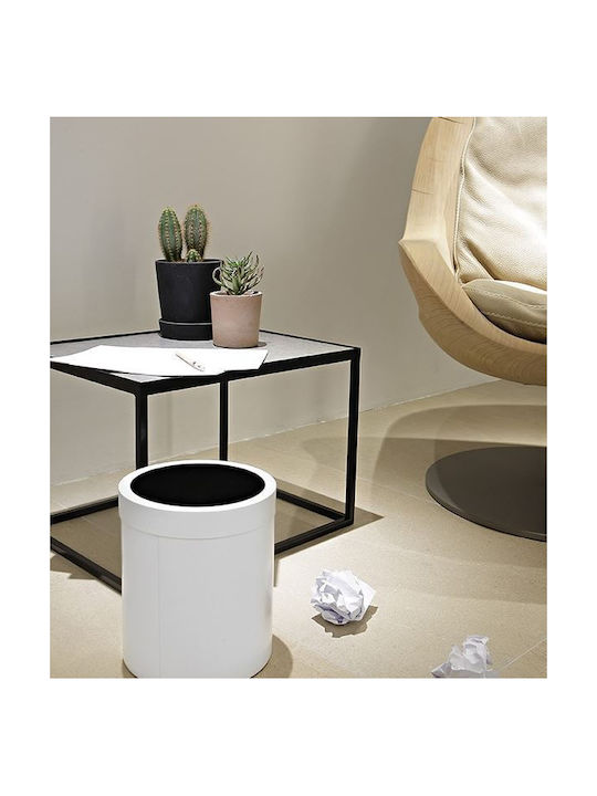 Sanco Металик Кошче за офисни отпадъци Open Bins Brass 5лт Черен 20.5x20.5x24.5см