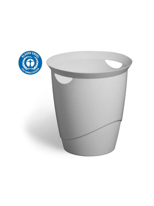 Durable Kunststoff Büroabfallbehälter 16Es Gray 33x31.5x31.5cm