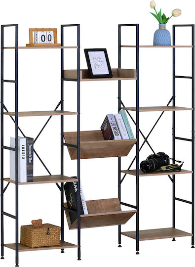 Unitate TV pentru sufragerie Tria-3 Sonoma, Black L125xA27xÎ150cm