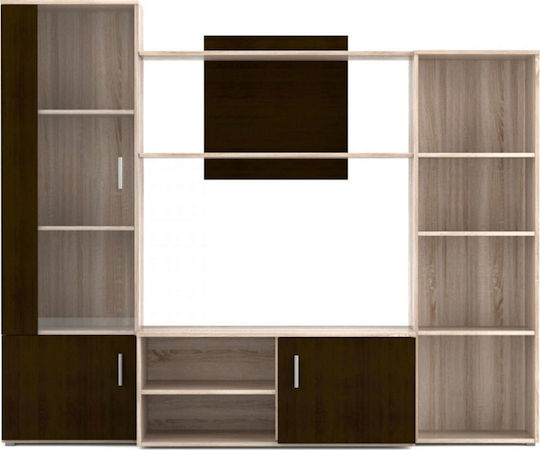 Σύνθετο Σαλονιού Tigra Sonoma / Wenge με Βιτρίνα Μ215xΒ51.5xΥ177εκ. Σύνθετο Σαλονιού Tigra Sonoma / Wenge με Βιτρίνα Μ215xΒ51.5xΥ177εκ.