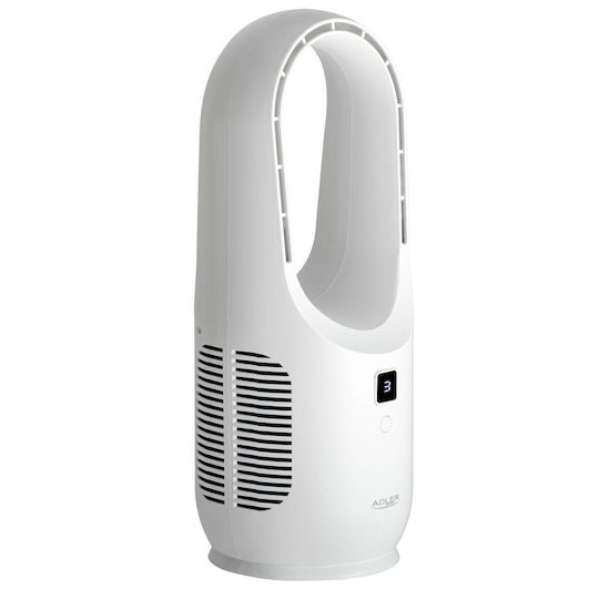 Adler Ad 7343 Kabelloser Tischventilator Mit USB Weiß