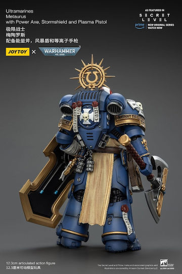 Warhammer 40000 Ultramarines Metaurus Power Axe Stormshield Plasma Pistol Φιγούρα Δράσης 13cm