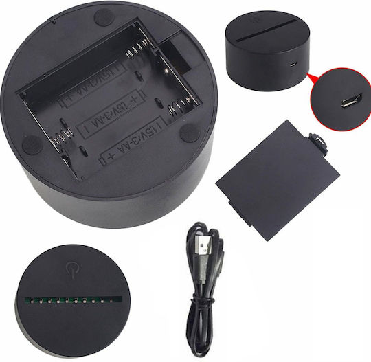 Διακοσμητικό Φωτιστικό LED RGB 3x3εκ.