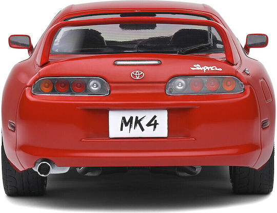 Solido Toyota Supra Modeling Figure Car Red in Scale 1:18