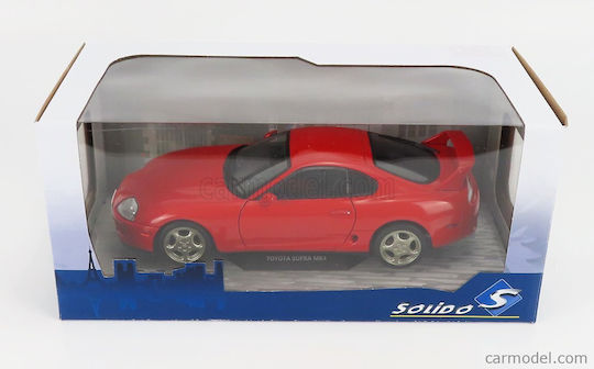 Solido Toyota Supra Modeling Figure Car Red in Scale 1:18