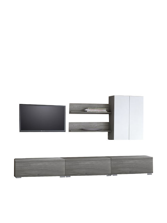 Smart No 8C Living Room TV Unit Gray L303xW45xH170cm