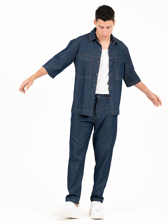 Men's Jeans Pants Flavio Blue