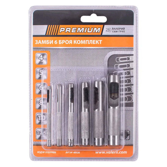 Zambi Set 6 Stücke 4-12.5 Mm Schraubendreher-Bits Premium