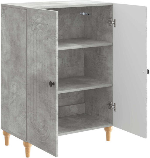 vidaXL Holz Sideboard Grau Beton 66x34.5x90cm