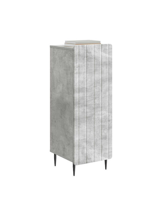 Sideboard from Wood & Metal Concrete Gray 34.5x33x92cm