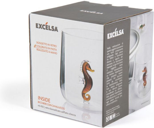 Excelsa Ποτήρι Νερού Γυάλινο 450ml