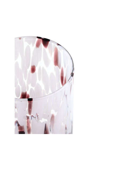 Estia Colorburst Ποτήρι Νερού από Γυαλί σε Ροζ Χρώμα 590ml