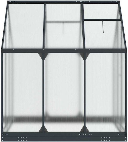 Greenhouse Garden Door Anthracite 183.5 x 183.5 x 207 cm 3433041 Anthracite