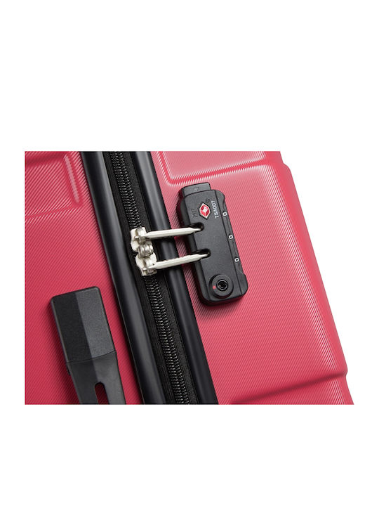 Delsey Paris X Suitcases Hard Red with 4 Wheels Set of 3 Pieces