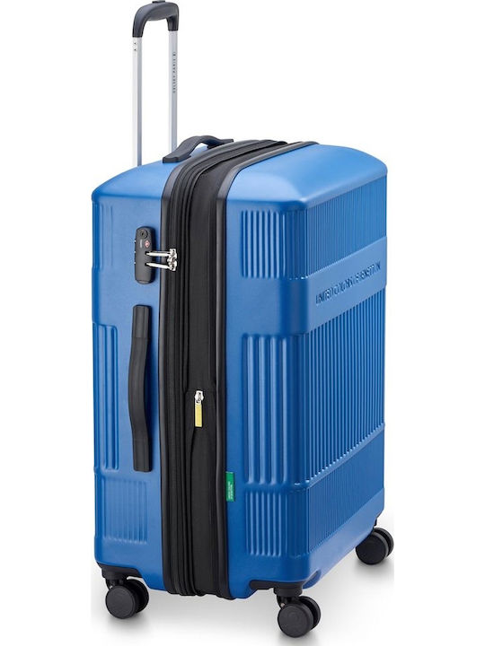 Delsey Paris X Suitcases Hard Blue with 4 Wheels Set 3pcs