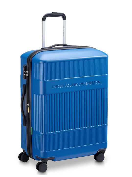 Delsey Paris X Suitcases Hard Blue with 4 Wheels Set 3pcs