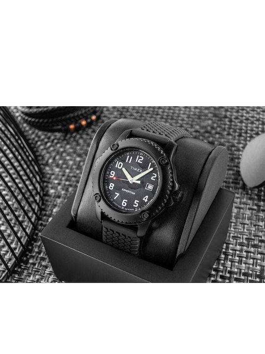 Timex Expedition North Men's Watch 45mm Battery with Black Rubber Strap