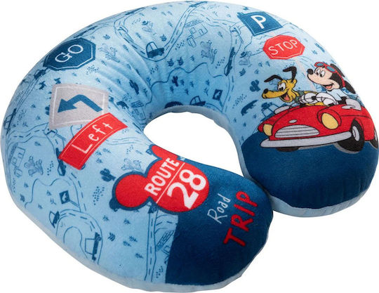 Colzani Mickey Μαξιλαράκι Ταξιδίου Μαξιλαράκι Πολυεστερικό Παιδικό Μπλε