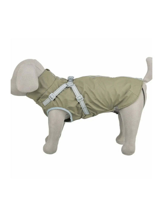 Trixie Green Dog Coat Small with 40cm Back Length
