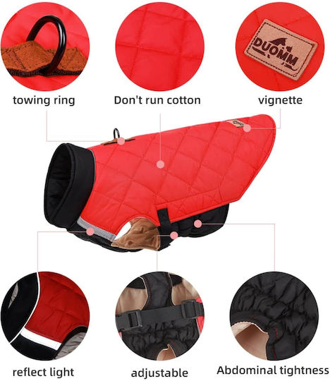 Beige Dog Coat with 40cm Back Length