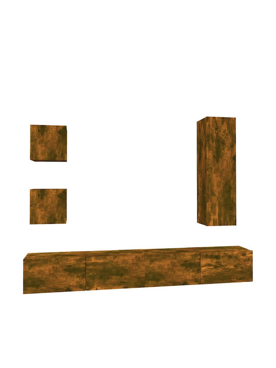 Wohnzimmer TV-Einheit Smoky Oak L100xB30cm