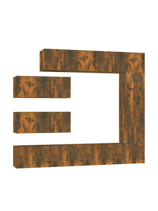 Wohnzimmer TV-Einheit Smoky Oak L100xB30xH30cm