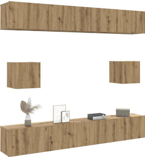 Животно помещение ТВ единица Technical Oak Д100xШ