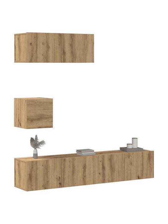 Unitate TV pentru sufragerie Technical Oak