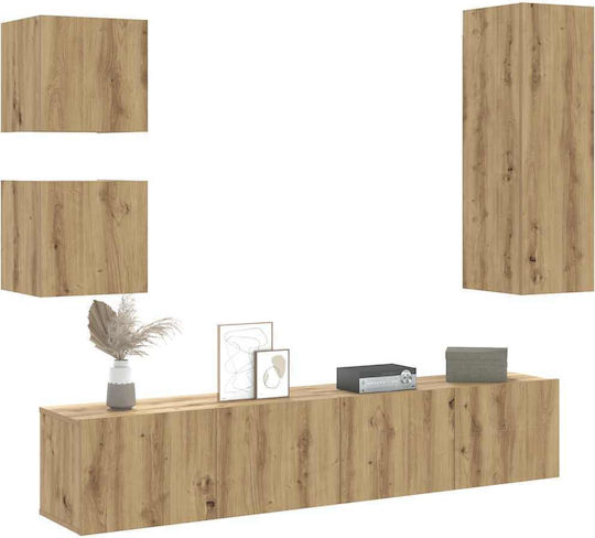 Wohnzimmer TV-Einheit Technical Oak