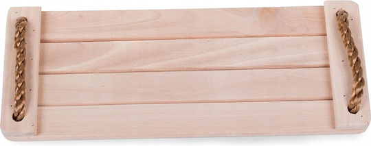 Căluț Leagăn Suspendat din Lemn 40x16cm Bej