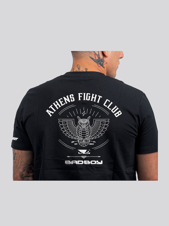 Fight T-shirt Μαυρη