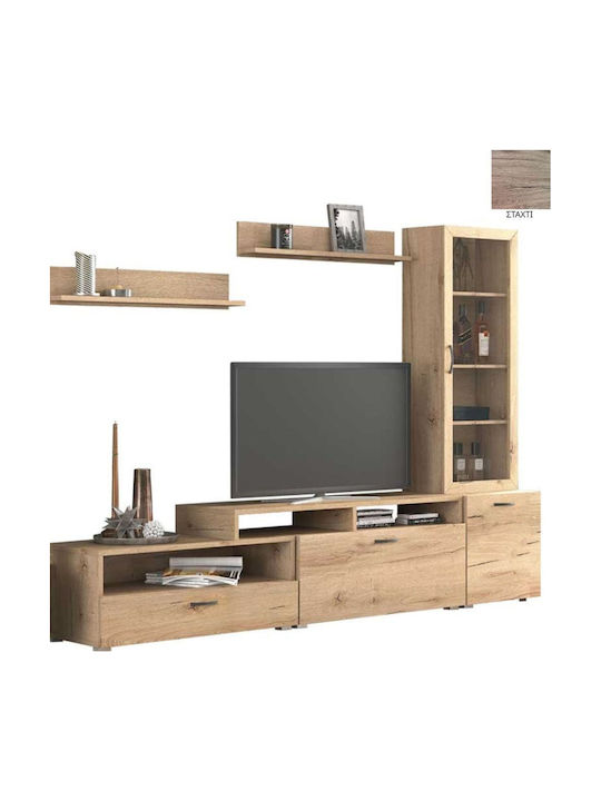Living Room TV Unit N28 Brown L225xW45cm