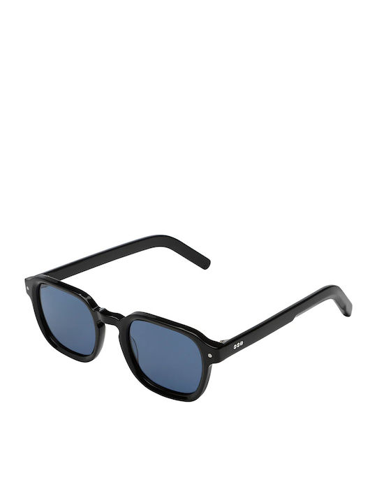 Komono Men's Sunglasses with Black Horn-Rimmed Frame and Polarized Lens KOM-S10878