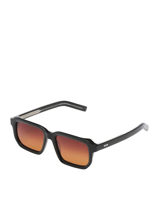Komono Grand Men's Sunglasses with Black Horn-Rimmed Frame KOM-S20325